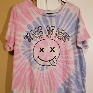 Pastel Tie Dye Smiley Shirt